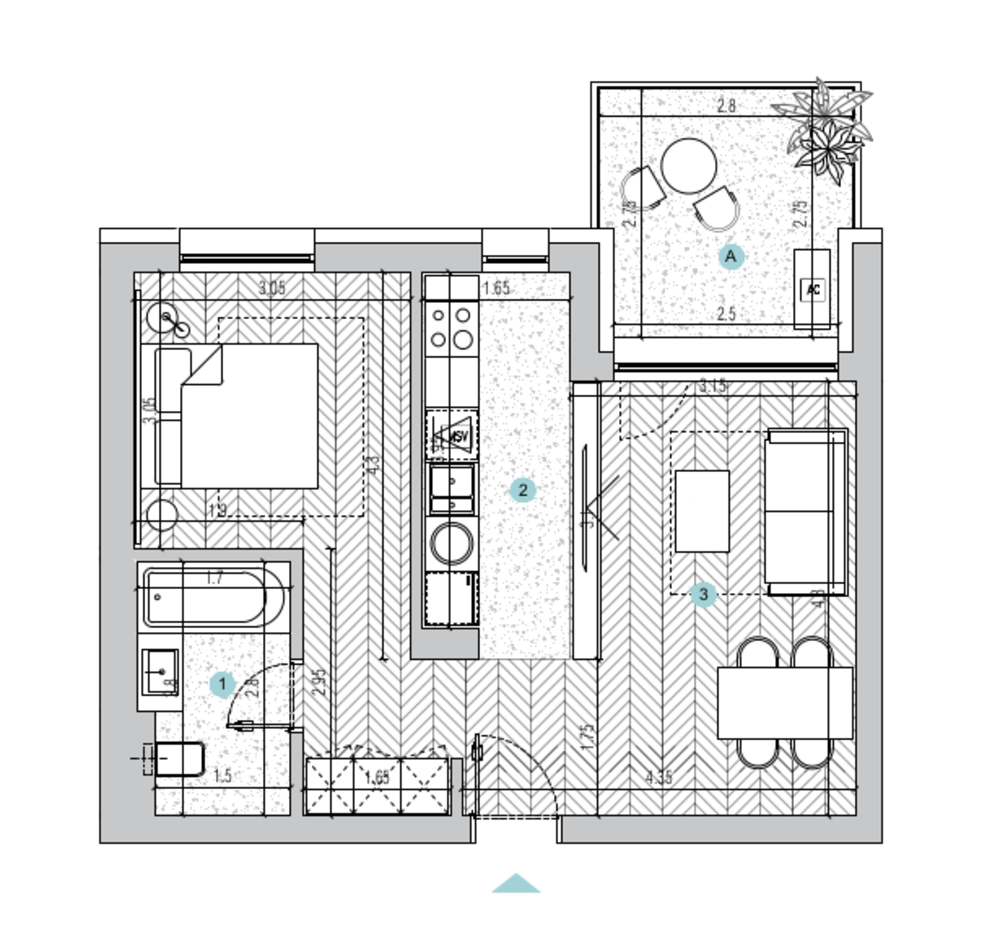 Apartament cu 1 cameră București